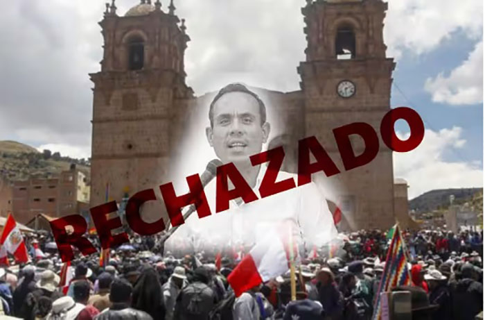 Puno: organizaciones sociales no aceptarán presencia de José Jerí en la región